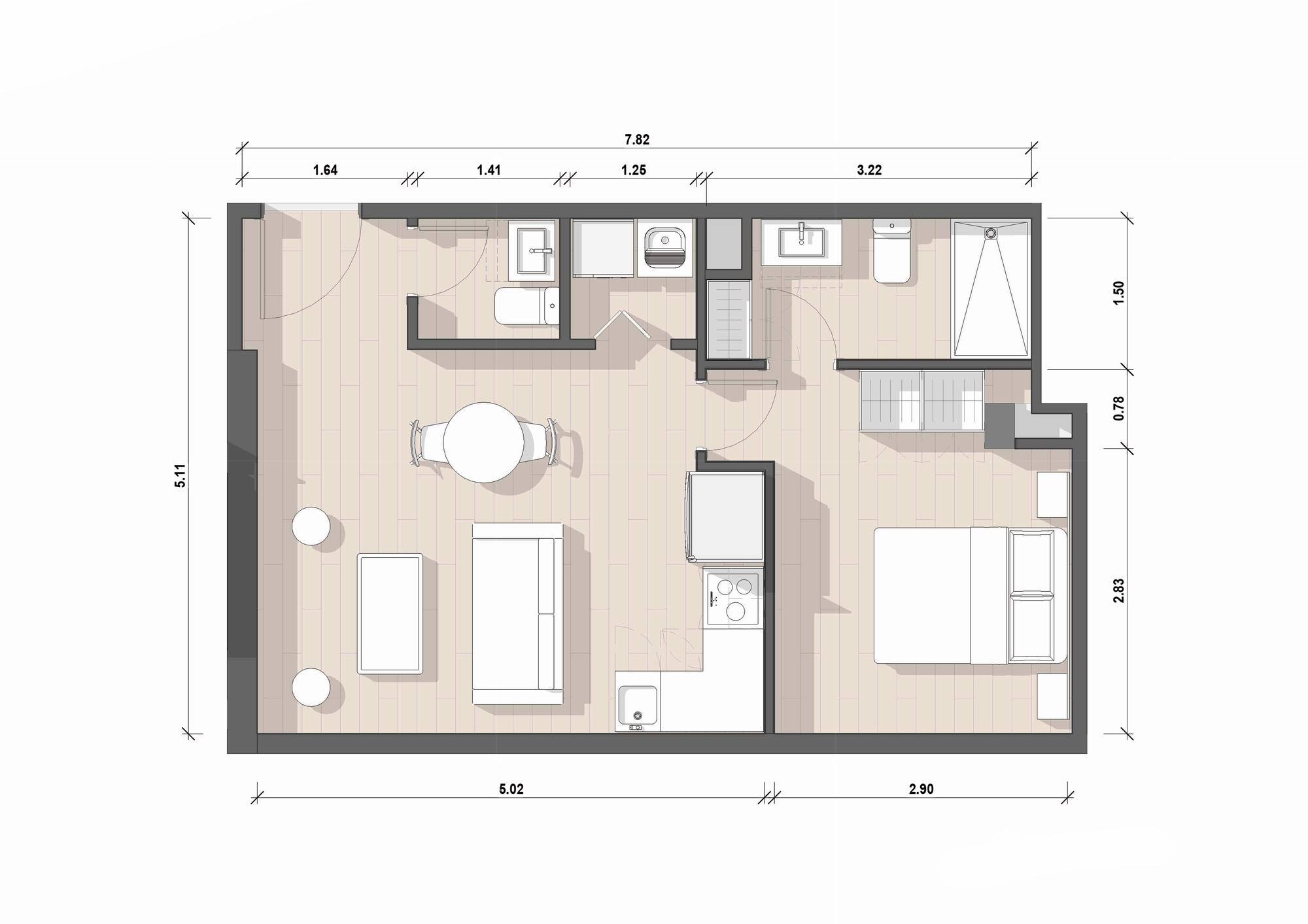 Edificio Zuh - Plano 1