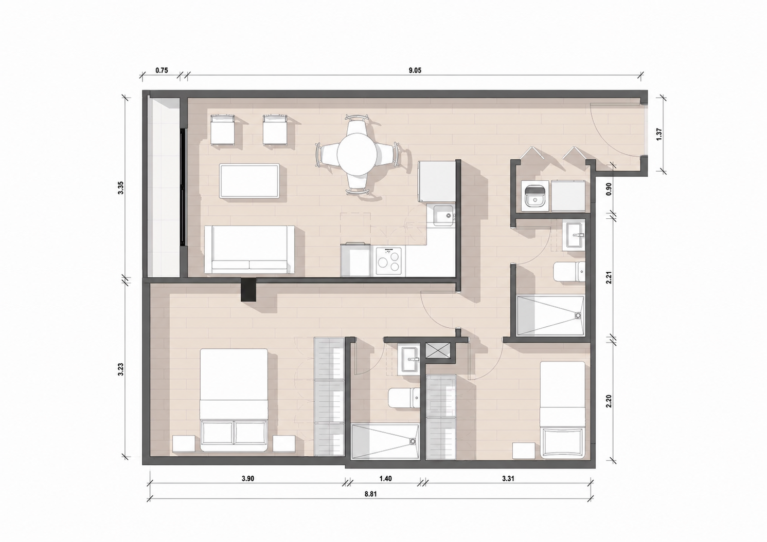 Edificio Zuh - Plano 7
